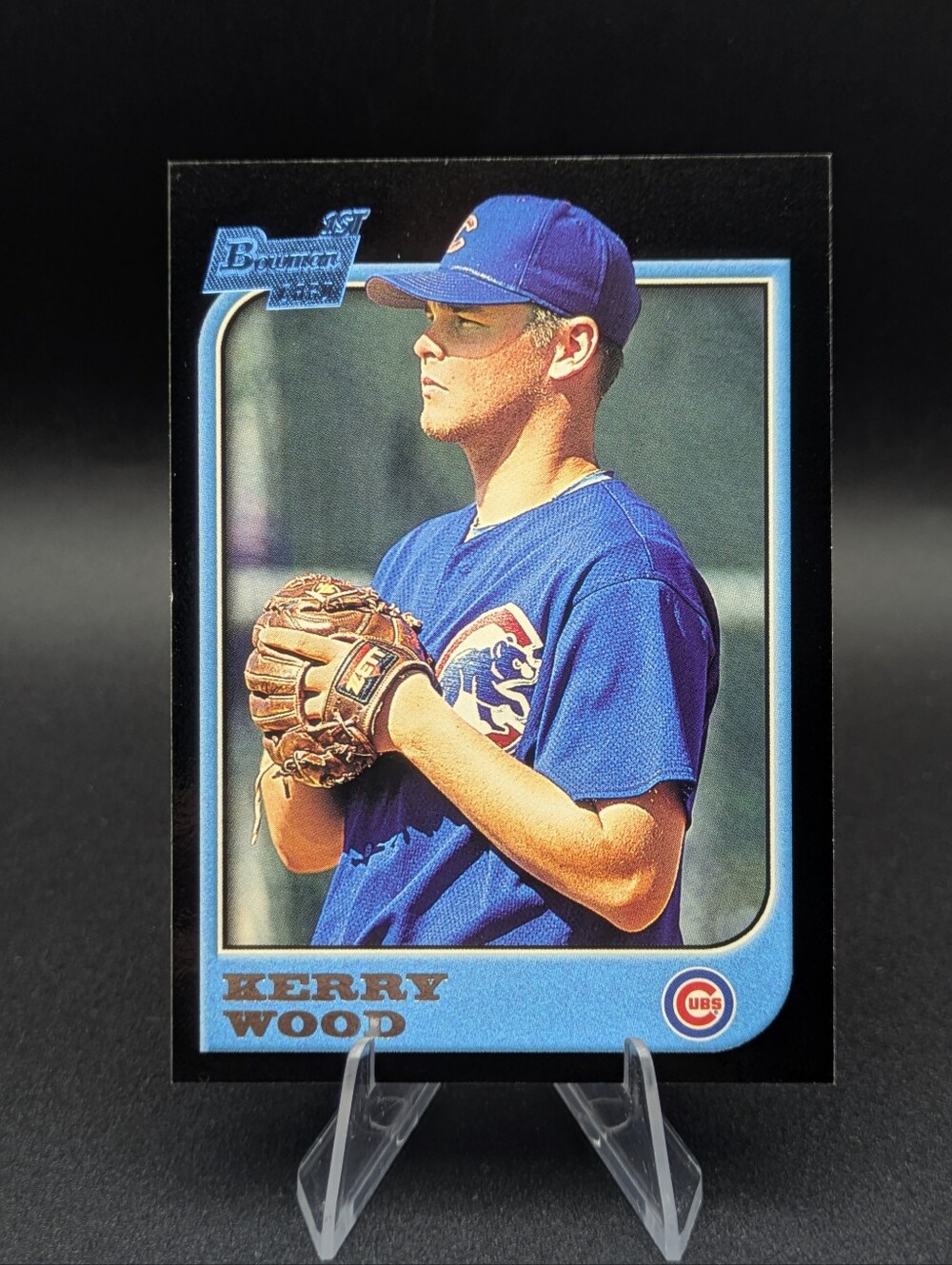 1997 Bowman Kerry Wood #196 Rookie of Year RC Chicago Cubs 1st Prospect All-Star